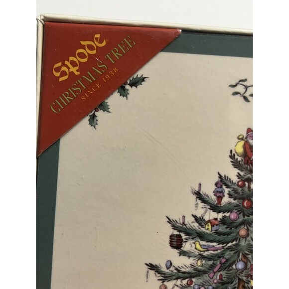 New Sealed Pimpernel Spode Christmas Tree Coasters 6pc - Picture 5 of 9